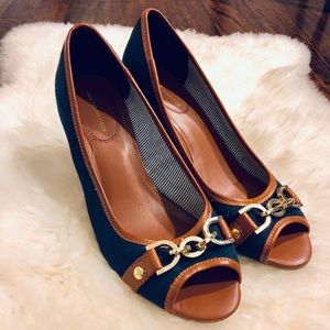 Tommy Hilfiger Chain Wedge Heels